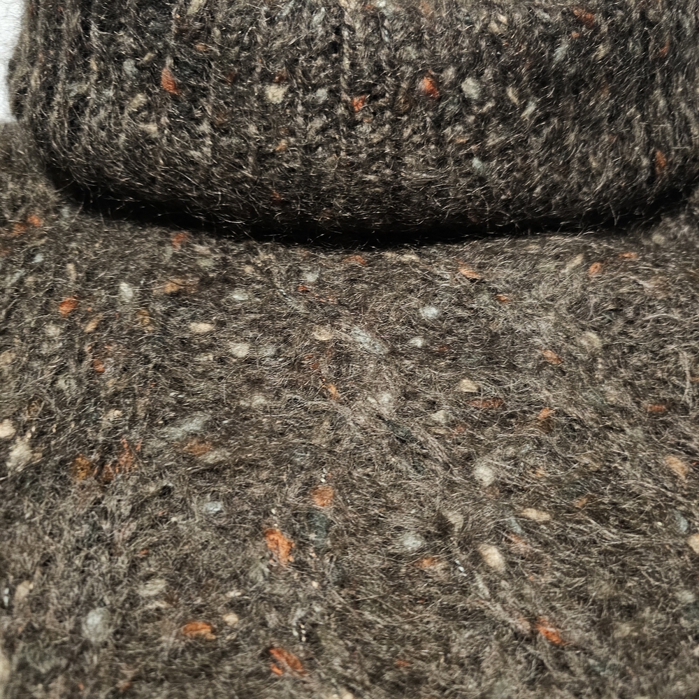Elegant Speckled Turtleneck Sweater